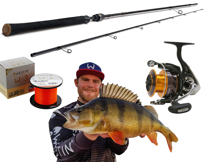 Daniel ''Mr Westin'' Nilsson' s Westin W3 DropShot 2nd 8' 5-28gr Combo - Daiwa Ninja 2500 i gruppen Fiskeset / Pro Staff & Kändisarnas Combos hos Örebro Fiske & Outdoor AB (Dannes DropShot Ninja)